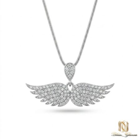 گردنبند نقره زنانه بال فرشته ne-new-44 عکس اصلی