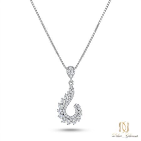 گردنبند نقره زنانه بال پرنده مجلسی ne-new-63 عکس اصلی
