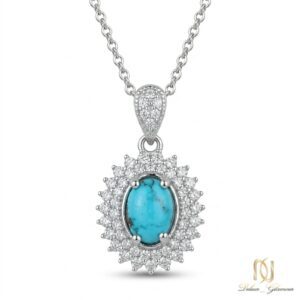 گردنبند نقره زنانه فیروزه ne-new-33 عکس اصلی