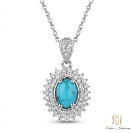 گردنبند نقره زنانه فیروزه ne-new-33 عکس اصلی