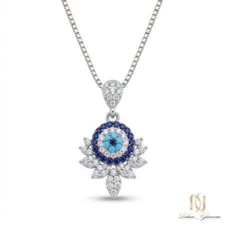 گردنبند نقره زنانه چشم نظر مجلسی ne-new-74 عکس اصلی