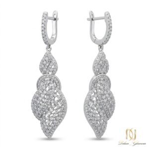 گوشواره نقره اسلیمی er-s-25 عکس اصلی