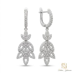 گوشواره نقره برگ er-s-22 عکس اصلی