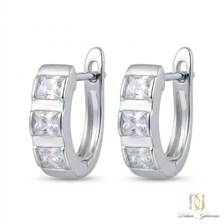 گوشواره نقره حلقه ای ri-b-3 عکس اصلی