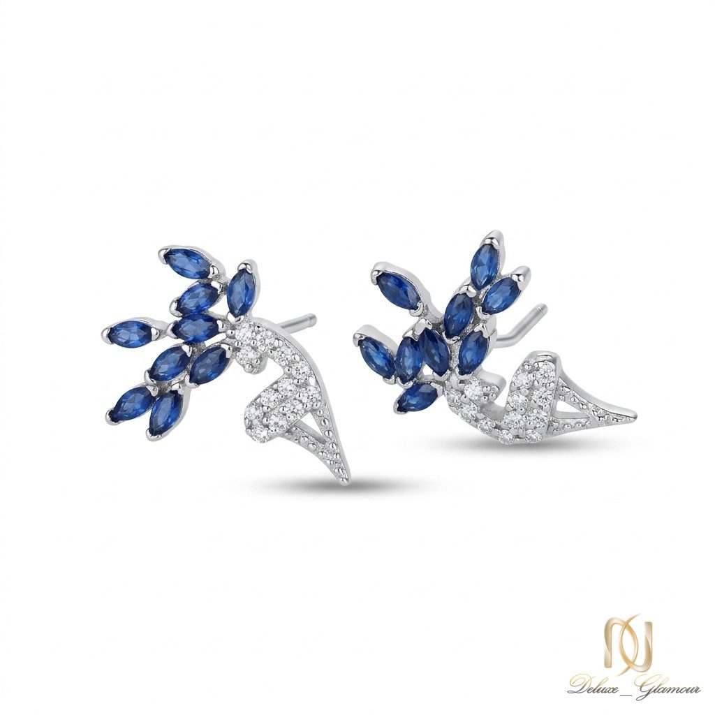 گوشواره نقره زنانه طرح گوزن er-s-34 عکس اصلی