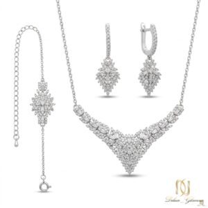 سرویس نقره زنانه مجلسی جواهری ns-s-67 عکس اصلی