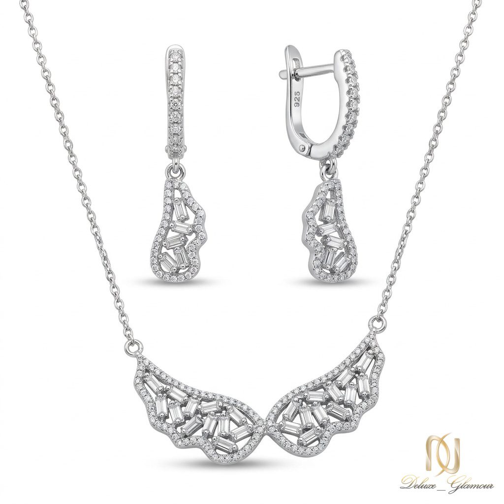 نیم ست نقره زنانه مجلسی بال ce-new-95 عکس اصلی