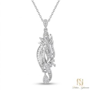 گردنبند نقره زنانه مجلسی اشک ne-new-99 عکس اصلی