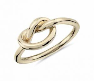 Love Knot Fashion Ring in 14k Yellow Gold