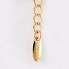 گردنبند دخترانه ژوپینگ با طرح کلید و روکش آب طلای 18 عیار و نگین زیرکونیا nw-n138 از نمای لوگو