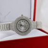 خرید ساعت نقره زنانه نگین دار مجلسی با صفحه دایره ای Wh-n100 - عکس اصلی