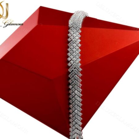 دستبند بند ساعتی نقره زنانه جواهر DS-N220 - عکس اصلی