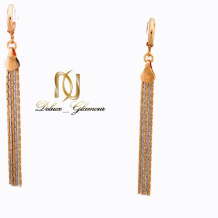 گوشواره زنانه ژوپینگ طرح ایتالیایی5 رشته ای er-n154