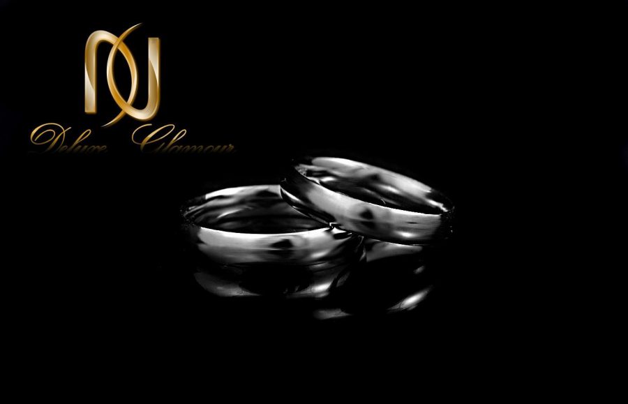 حلقه ست نقره تایلندی عیار 925 بدون نگین rg-n277 از نمای مشکی