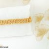 دستبند زنانه استیل طرح طلای زنجیری 22 سانتی DS-N261 از نمای روبرو