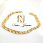 دستبند زنانه ژوپینگ طرح طلا با طول 22 سانتی ds-n266 از نمای نزدیک