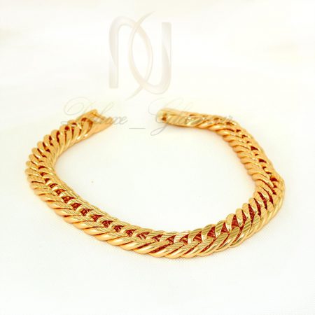 دستبند زنانه ژوپینگ طرح طلای زنجیری ds-n274 از نمای روبرو
