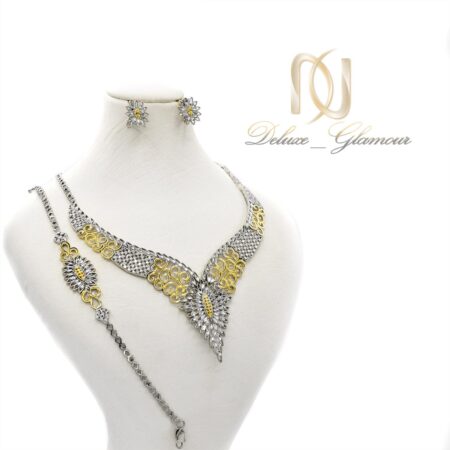 سرویس نقره عروس طرح تراش دو رنگ ns-n461