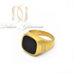 انگشتر مردانه montblanc طلایی اسپرت rg-n389 از نمای سفید