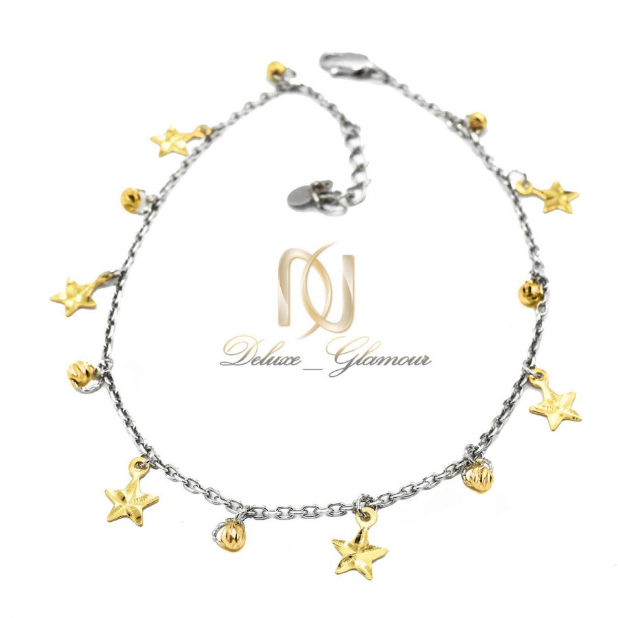 پابند دخترانه طرح ستاره و گوی طلایی pa-n015 - عکس اصلی