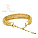 دستبند زنانه برنجی طرح طلا فری سایز ds-n477 از نمای پشت