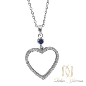 گردنبند نقره زنانه طرح قلب ساده NW-N552