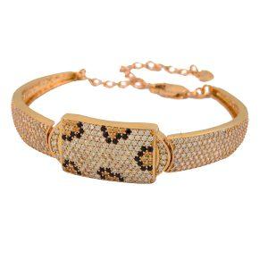 دستبند نقره زنانه رزگلد ماری ma-n116 از نمای روبرو