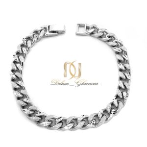 دستبند ژوپینگ زنانه نقره ای طرح کارتیه ds-n520 از نمای بالا