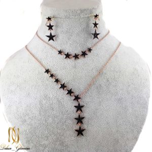 سرویس نقره دخترانه طرح ستاره ma-n124 از نمای روبرو