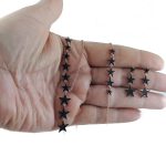 سرویس نقره دخترانه طرح ستاره ma-n124 از نمای روی دست