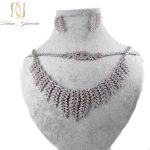 سرویس نقره طرح خوشه گندم ma-n123 از نمای روبرو