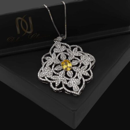 گردنبند زنانه نقره طرح سلطنتی nw-n622