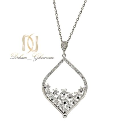 گردنبند نقره زنانه طرح شکوفه nw-n616
