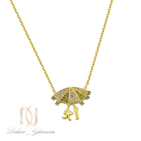 گردنبند نقره طرح چتر عاشقانه nw-n619