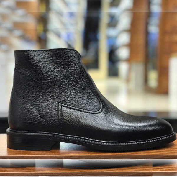 نیم بوت مردانه چرم دست دوز SH-N106