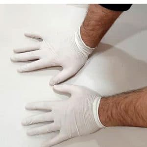 دستکش لاتکس یک بار مصرف