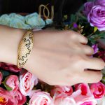 دستبند نقره زنانه النگویی با طرح پوست مار