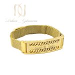 دستبند پسرانه کارتیه حصیری طلایی ds-n656 از نمای سفید