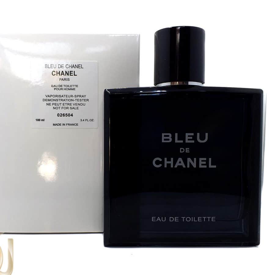 ادوتویلت BLEU DE CHANEL اورجینال تستر pe-r127 از نمای نزدیک