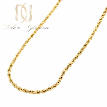 زنجیر زنانه استیل طرح طلای ماری NW-N777