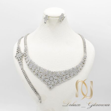 سرویس نقره عروس نگین دار طرح طلا ns-n740