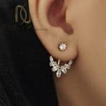 گوشواره دخترانه استیل مدل ژاکت