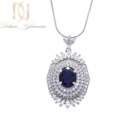 گردنبند زنانه جواهری نقره 925 اصل bz-n107