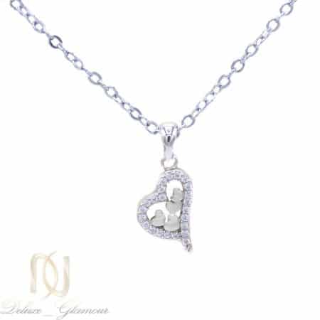 گردنبند ظریف دخترانه نقره اصل ma-n517