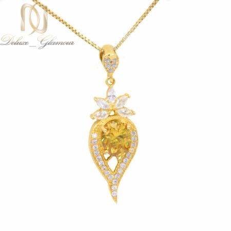 گردنبند نقره زنانه طرح طلای خاص ma-n520