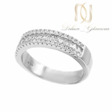 انگشتر حلقه زنانه نگین دار نقره 925 اصل rg-n617
