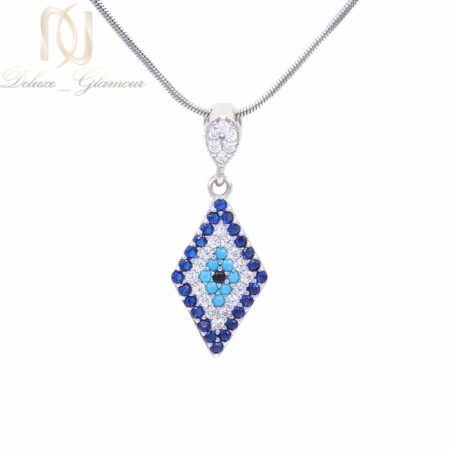 گردنبند دخترانه ظریف نقره 925 نگین دار ma-n528