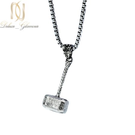 گردنبند طرح پتک مردانه استیل جدید nw-n705