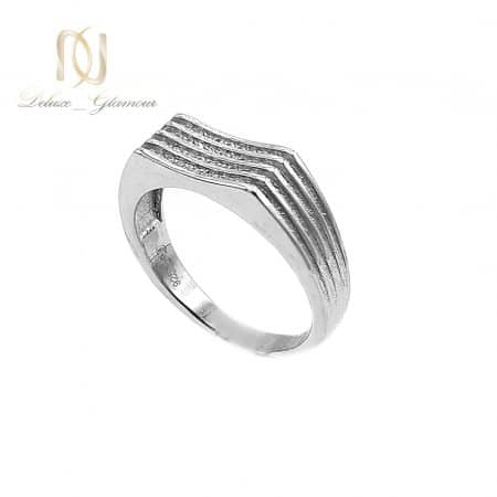 انگشتر حلقه نقره 925 طرح طلا سفید rg-n632