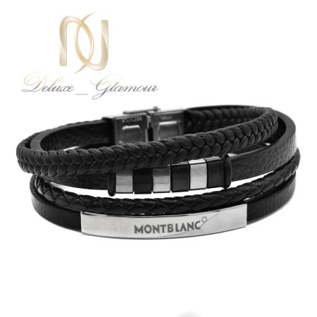 دستبند MONTBLANC مردانه چرمی اسپرت DS-N779